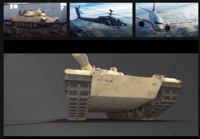 93组4K蓝光飞机坦克真实动画特效视频素材 百度网盘下载-早彩素材网